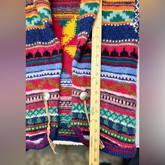 Vintage Women’s Casual Corner Wool Western Jacket w/ Conchos - Picture 6 of 11